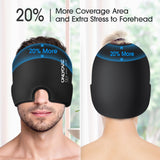 Gorro ONLYCARE cubre frente, sienes y ojos para mayor confort.