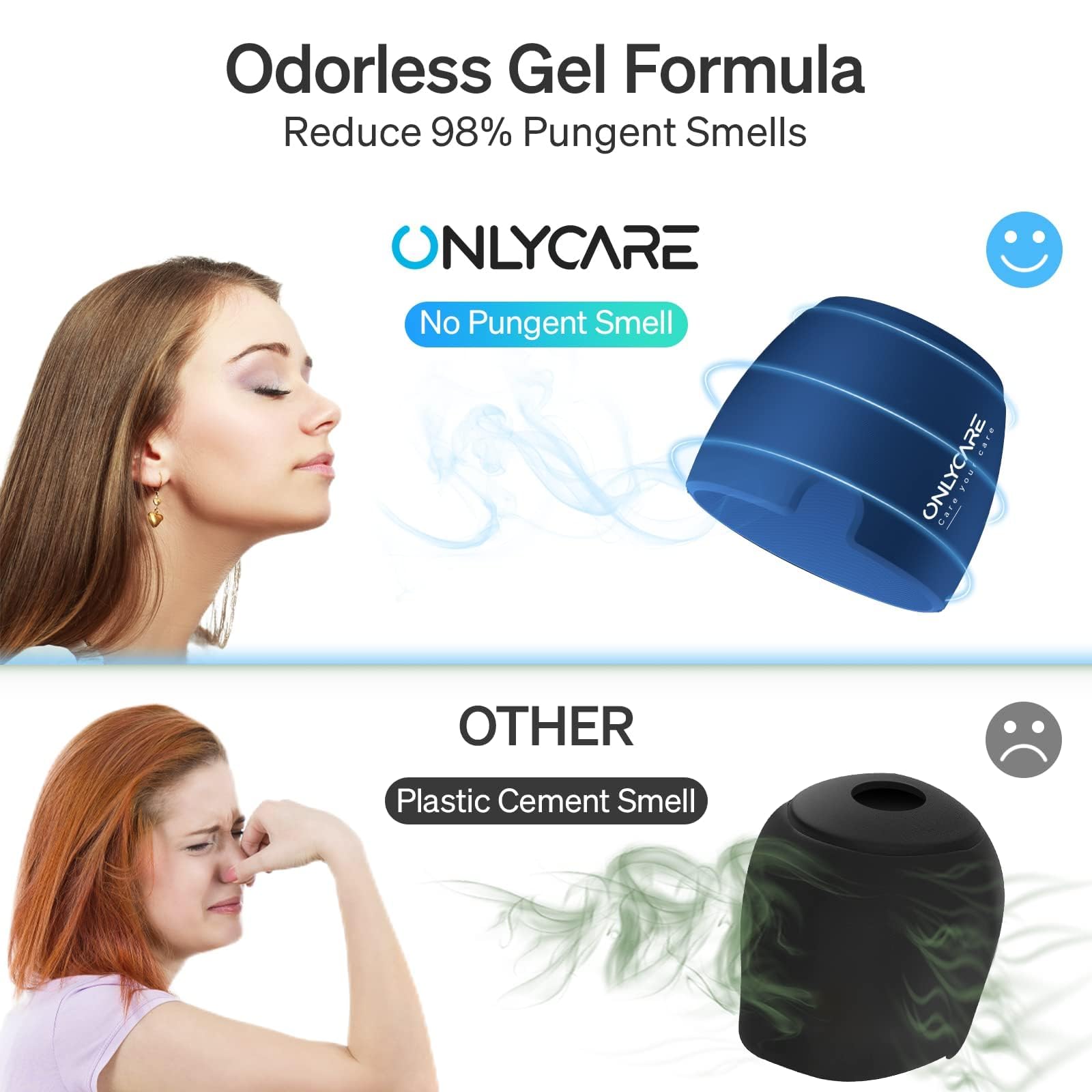 ONLYCARE Compresa fría calor para cabeza ofrece alivio suave en zonas clave