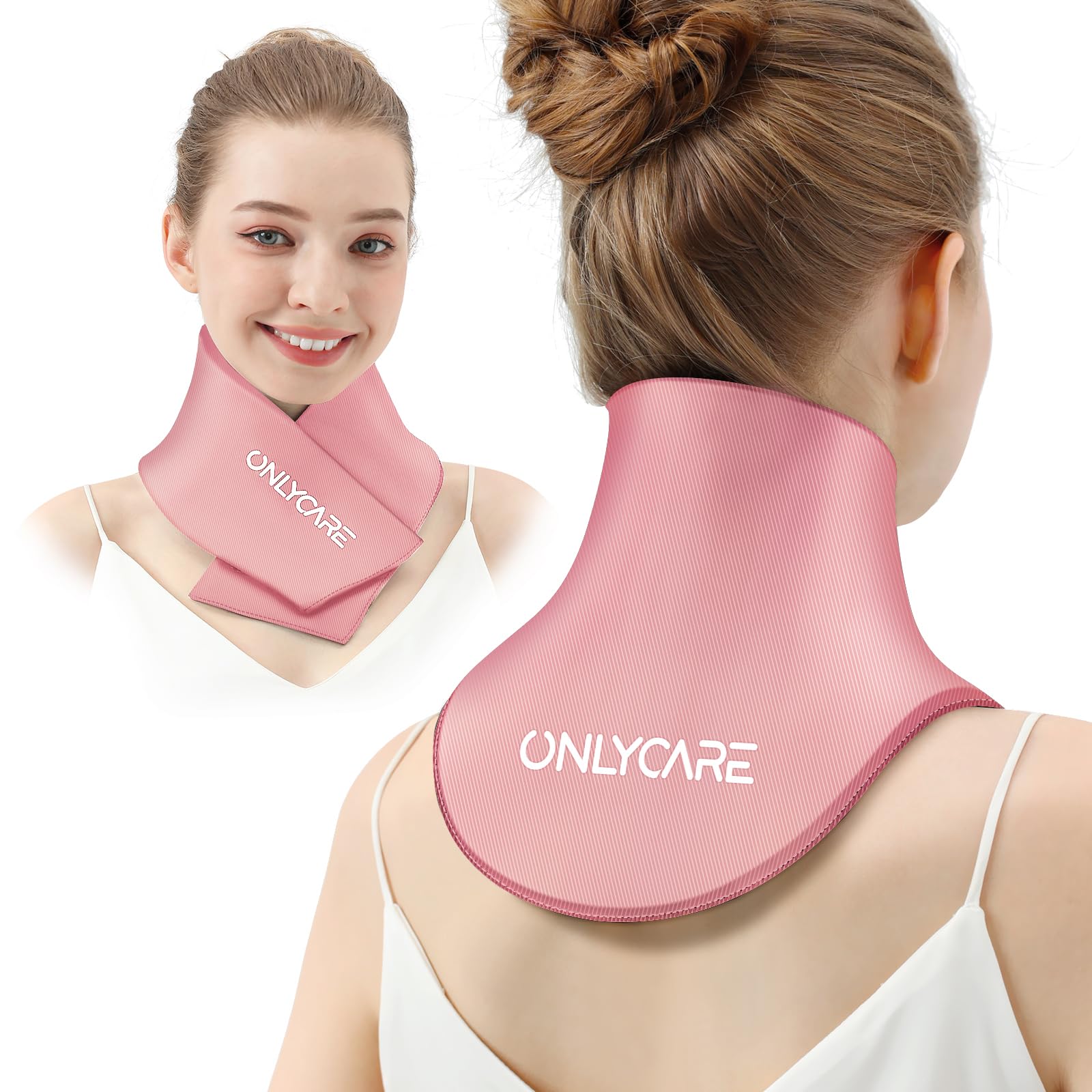 ONLYCARE envuelve el cuello con hielo para aliviar la tensión en cuello y hombros.