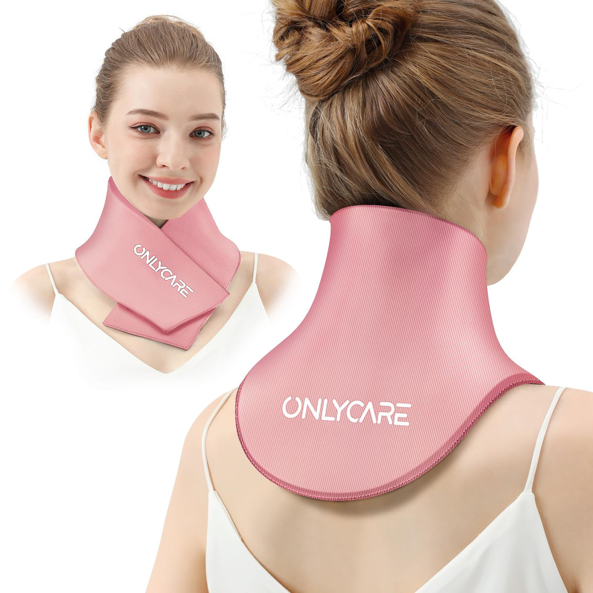 ONLYCARE envuelve el cuello con hielo para aliviar la tensión en cuello y hombros.