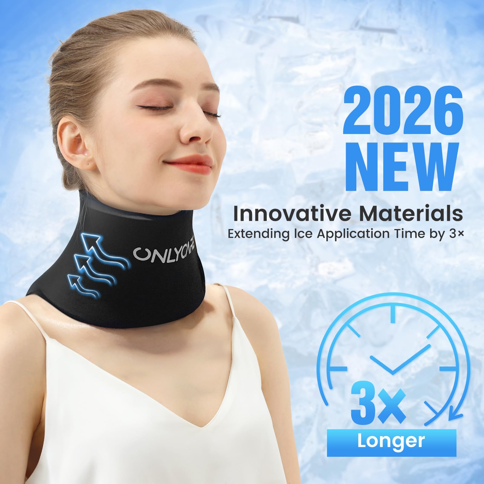 ONLYCARE diseño-ergo-cobertura-amplia: mayor cobertura cervical para tratamiento cómodo