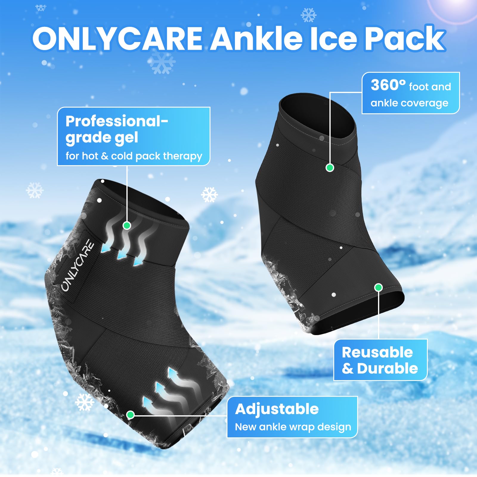 ONLYCARE diseño fácil de poner y quitar, comodidad inmediata.