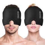 Gorro ONLYCARE para migraña con frío, alivio localizado y comodidad.