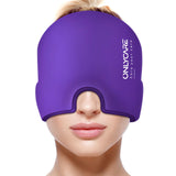 Gorro ONLYCARE para migrañas con gel frío, comodidad diaria