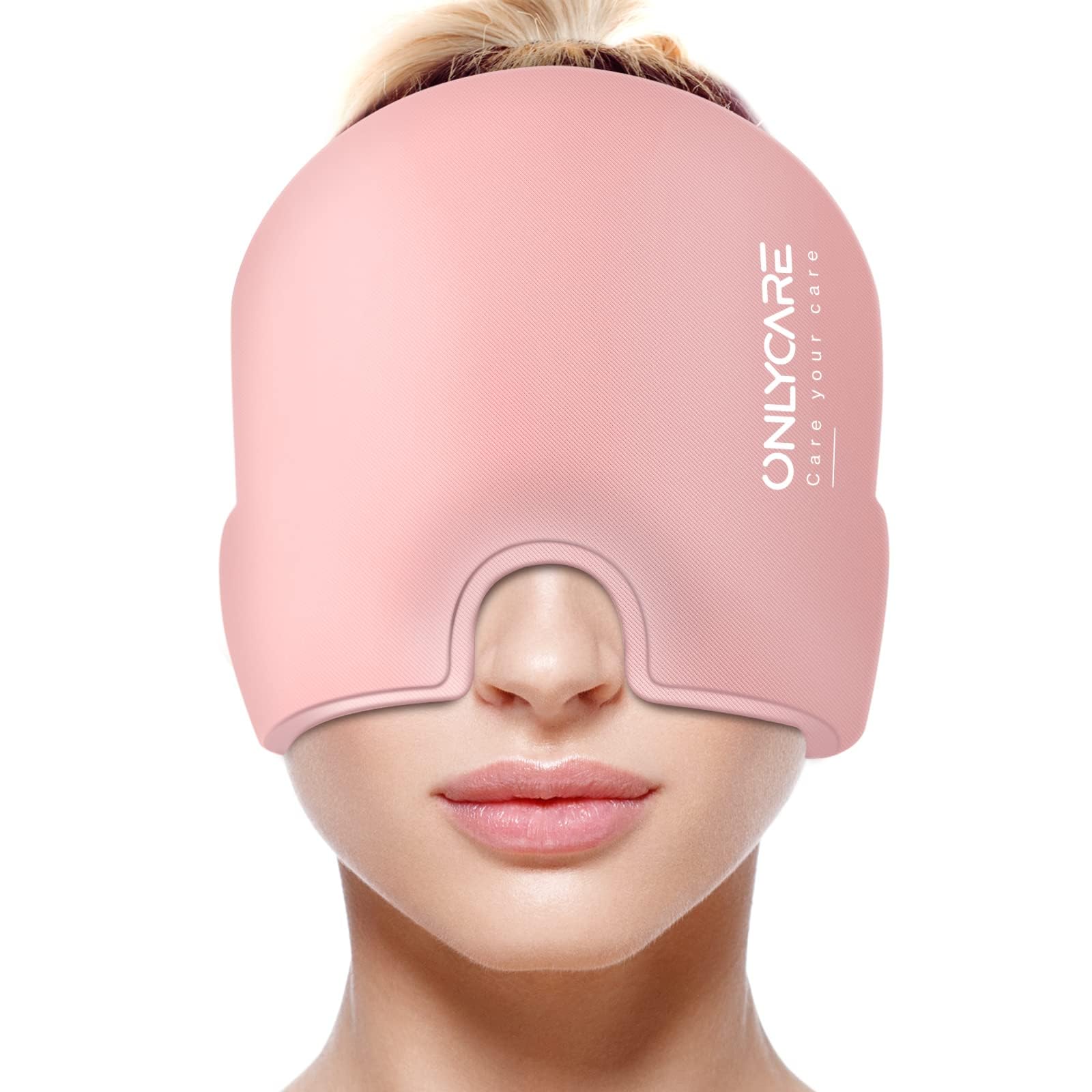 ONLYCARE Migraine Relief Cap frente y sienes para alivio cómodo