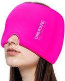 ONLYCARE Gorra de alivio para migraña en frontal, ajuste cómodo.