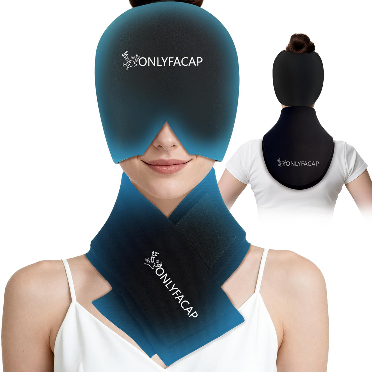 Gorro frío para migrañas de Onlyfacap ofrece alivio rápido y cómodo