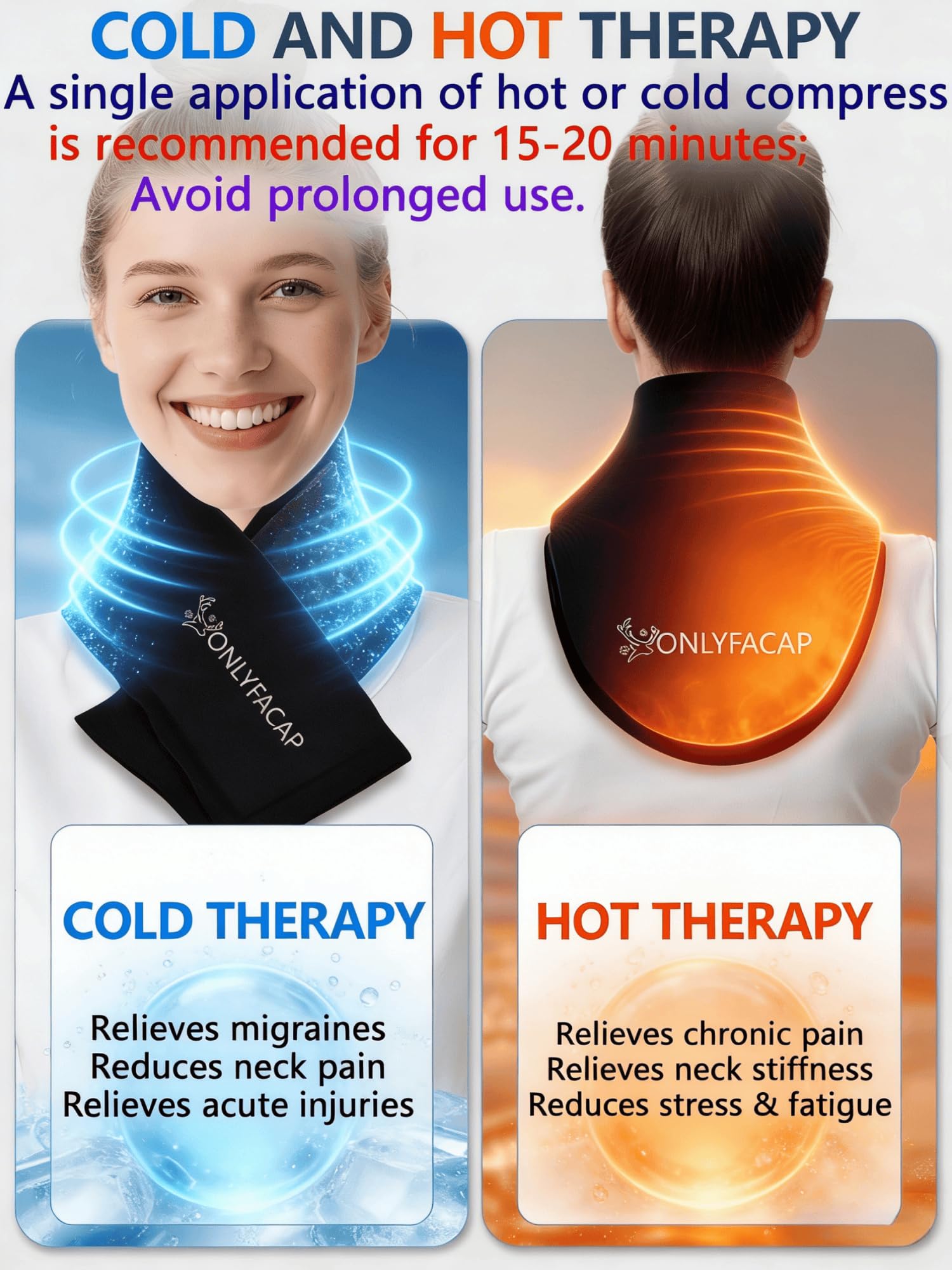 Onlyfacap terapia de 20-25 minutos para cuello y hombros