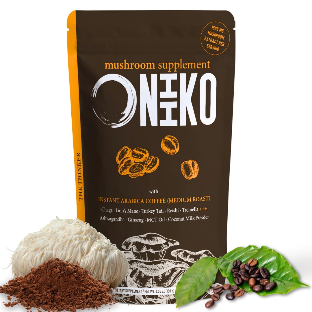 ONIIKO 5 Setas Café en empaque sachet para energía rápida