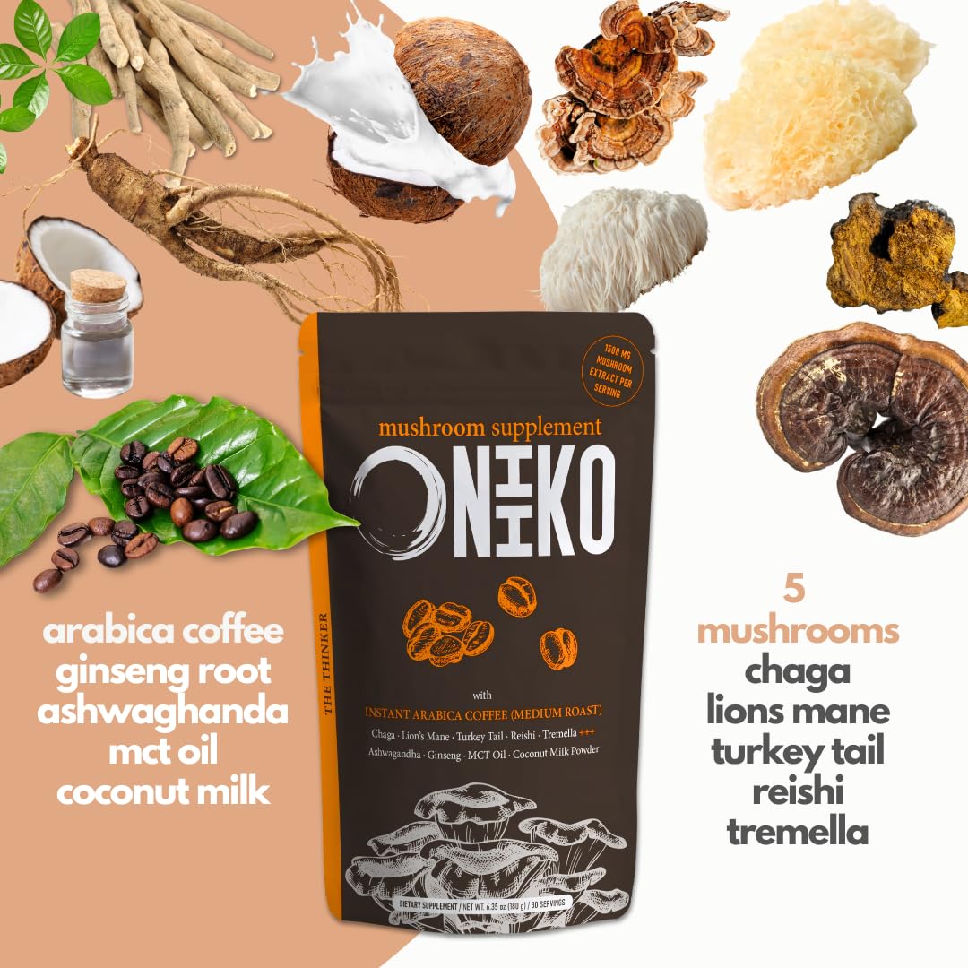 ONIIKO sachet abierto mostrando la mezcla para enfoque diario