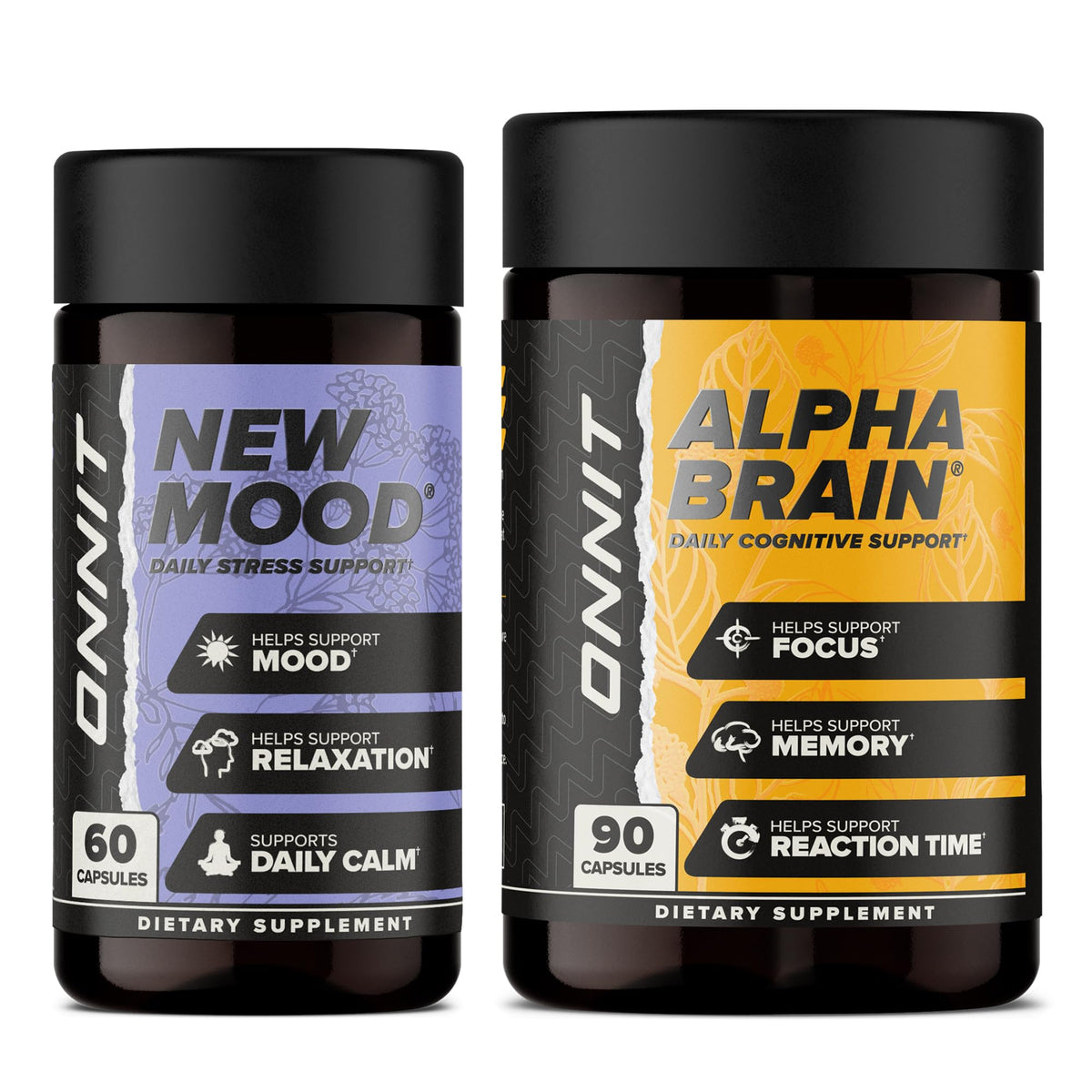 ONNIT Alpha Brain: cápsulas de 90 para claridad mental y enfoque sostenido.
