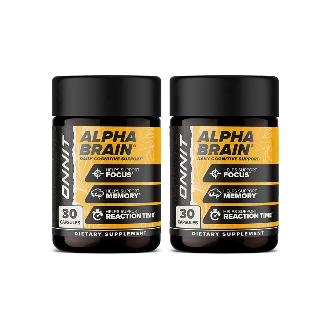 ONNIT Alpha Brain cápsulas memoria para mejorar enfoque y claridad mental