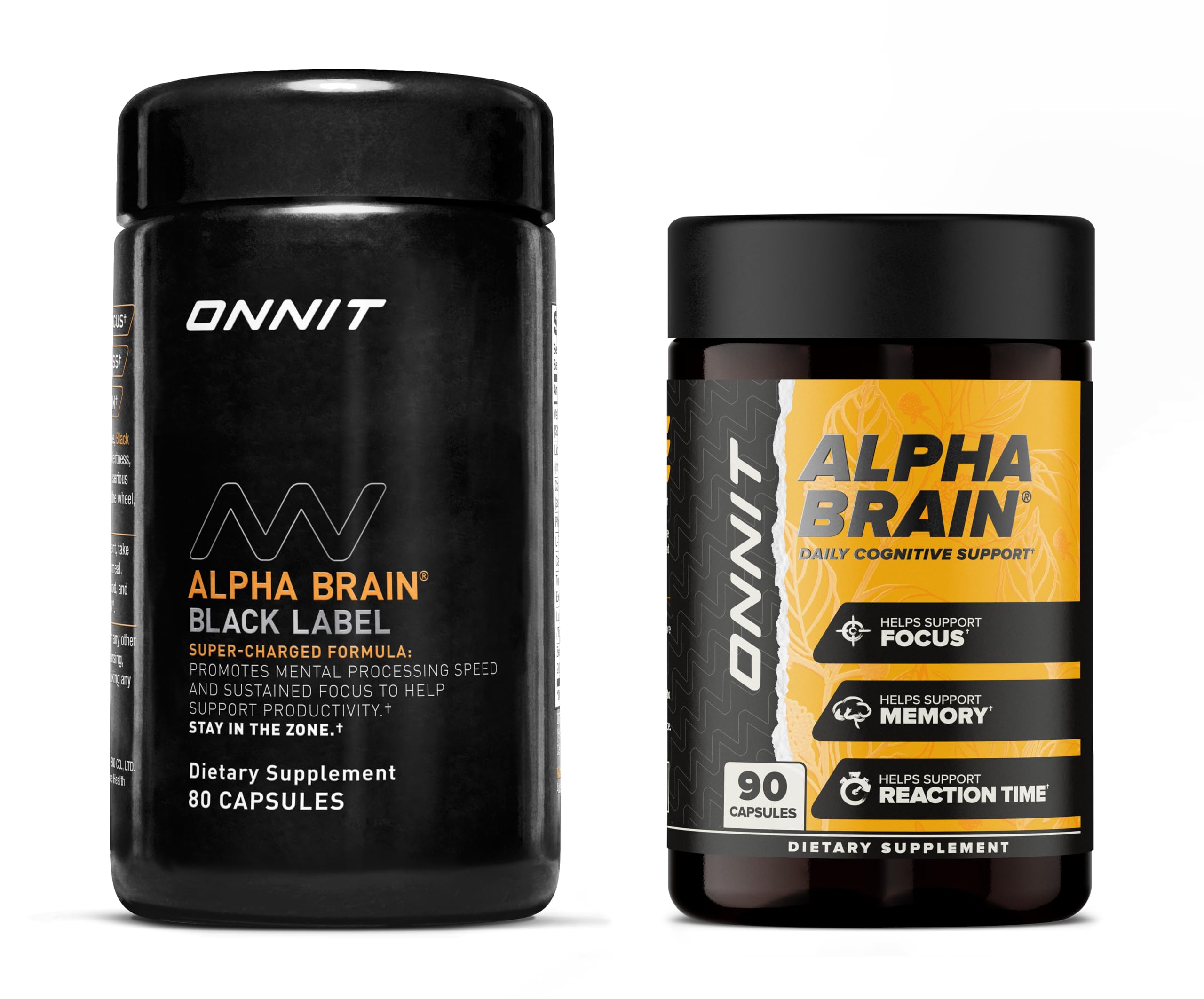 ONNIT Alpha Brain Classic: botella enfocando memoria y claridad