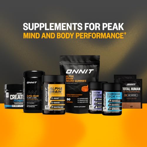 ONNIT Alpha Brain adecuado para hombres y mujeres que buscan concentración