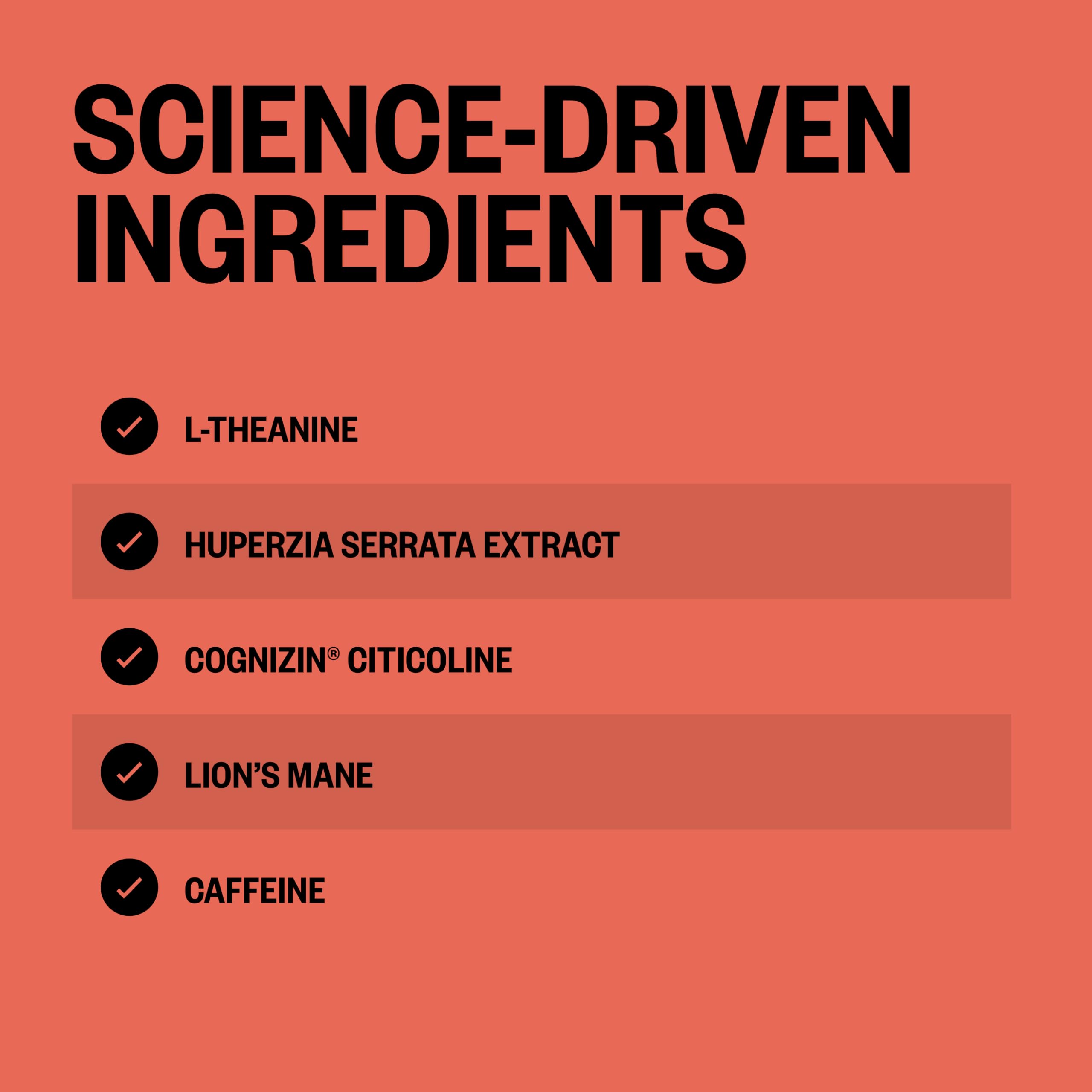 ONNIT Alpha Brain Shot, prueba de servicio, fácil de abrir y beber.