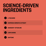 ONNIT Alpha Brain Shot, prueba de servicio, fácil de abrir y beber.