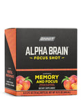 ONNIT Alpha Brain Shot, envase compacto, ideal para bolso y viaje.