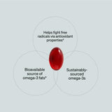 ONNIT cápsulas de krill para apoyo cognitivo y cardiovascular.