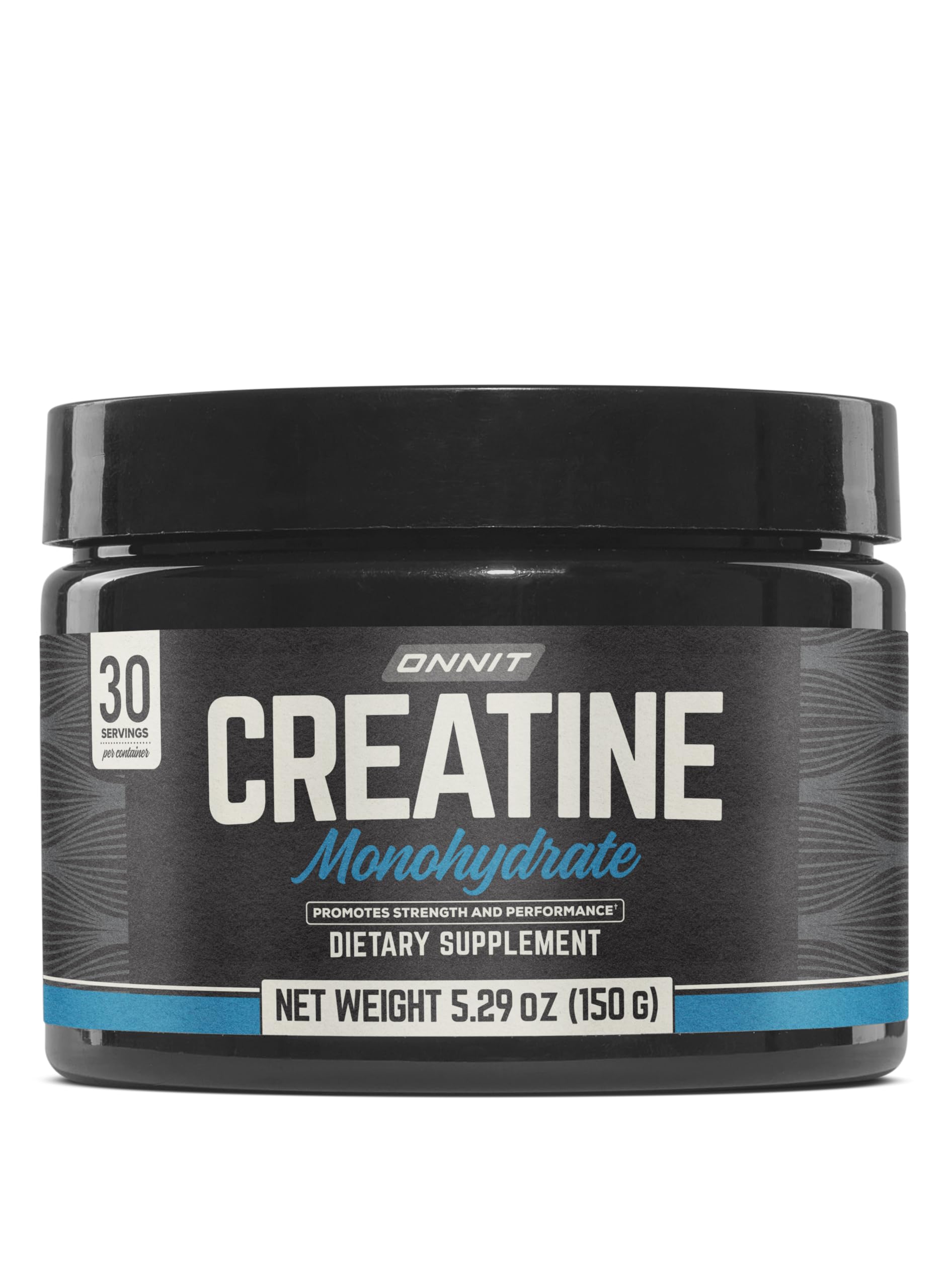 ONNIT Creatine Monohydrate Powder en bote para aumentar fuerza y rendimiento