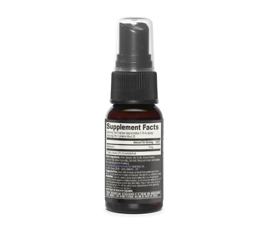 ONNIT Melatonina Spray Lavanda, aplicación rápida para dormir sin esfuerzo