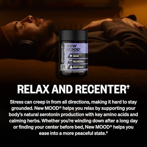 ONNIT New Mood: etiqueta frontal para ver ingredientes y transparencia de la fórmula