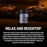 ONNIT New Mood: etiqueta frontal para ver ingredientes y transparencia de la fórmula