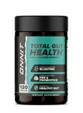 ONNIT Total GUT HEALTH: botella de cápsulas para apoyo digestivo diario.