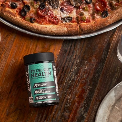ONNIT Total GUT HEALTH: sin cafeína, apto para uso diario.
