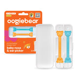Oogiebear nariz doble: punta de cuchara para retirar mucosidad seca de forma suave.