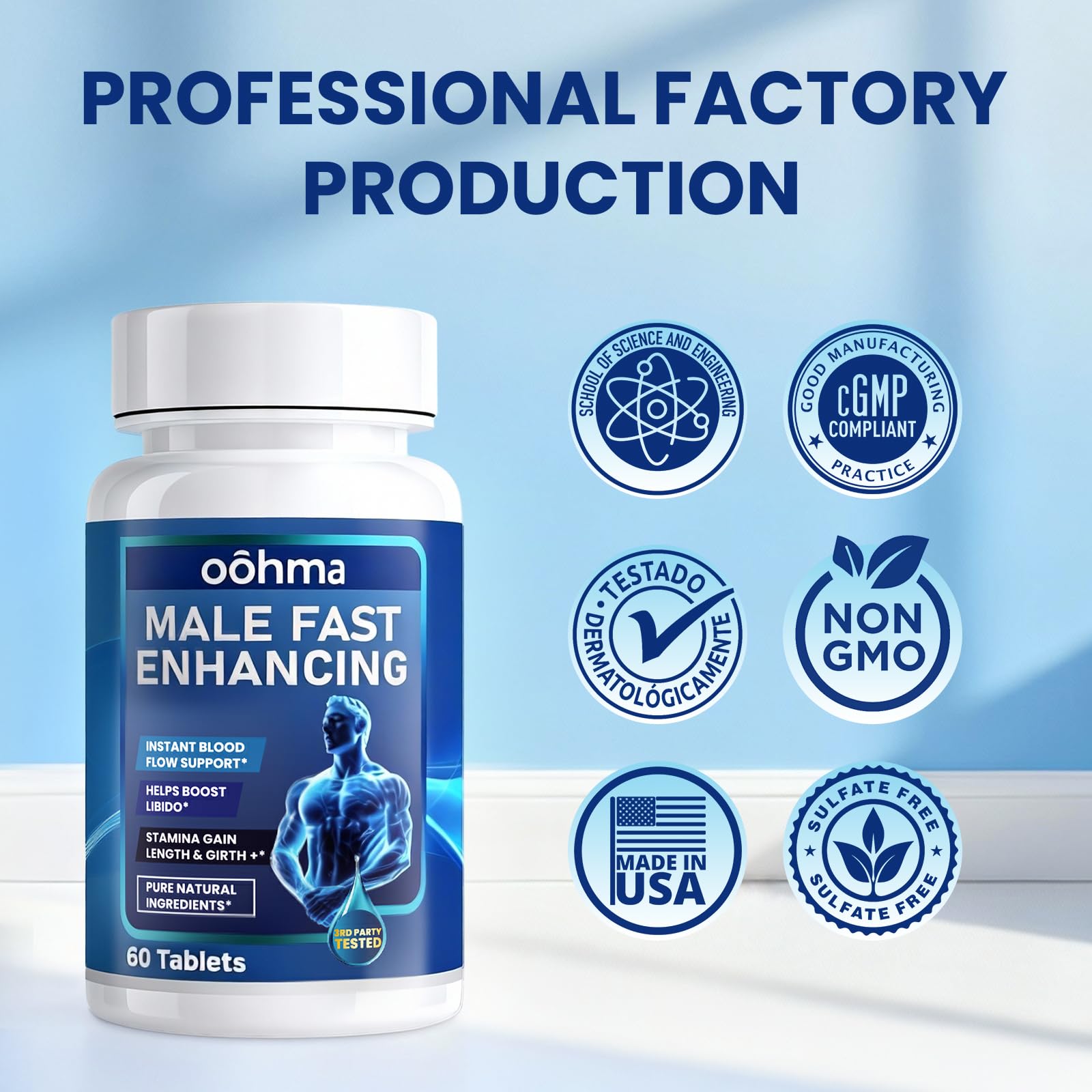 Oohma ingredientes epimedium, detalle de planta para soporte vital.