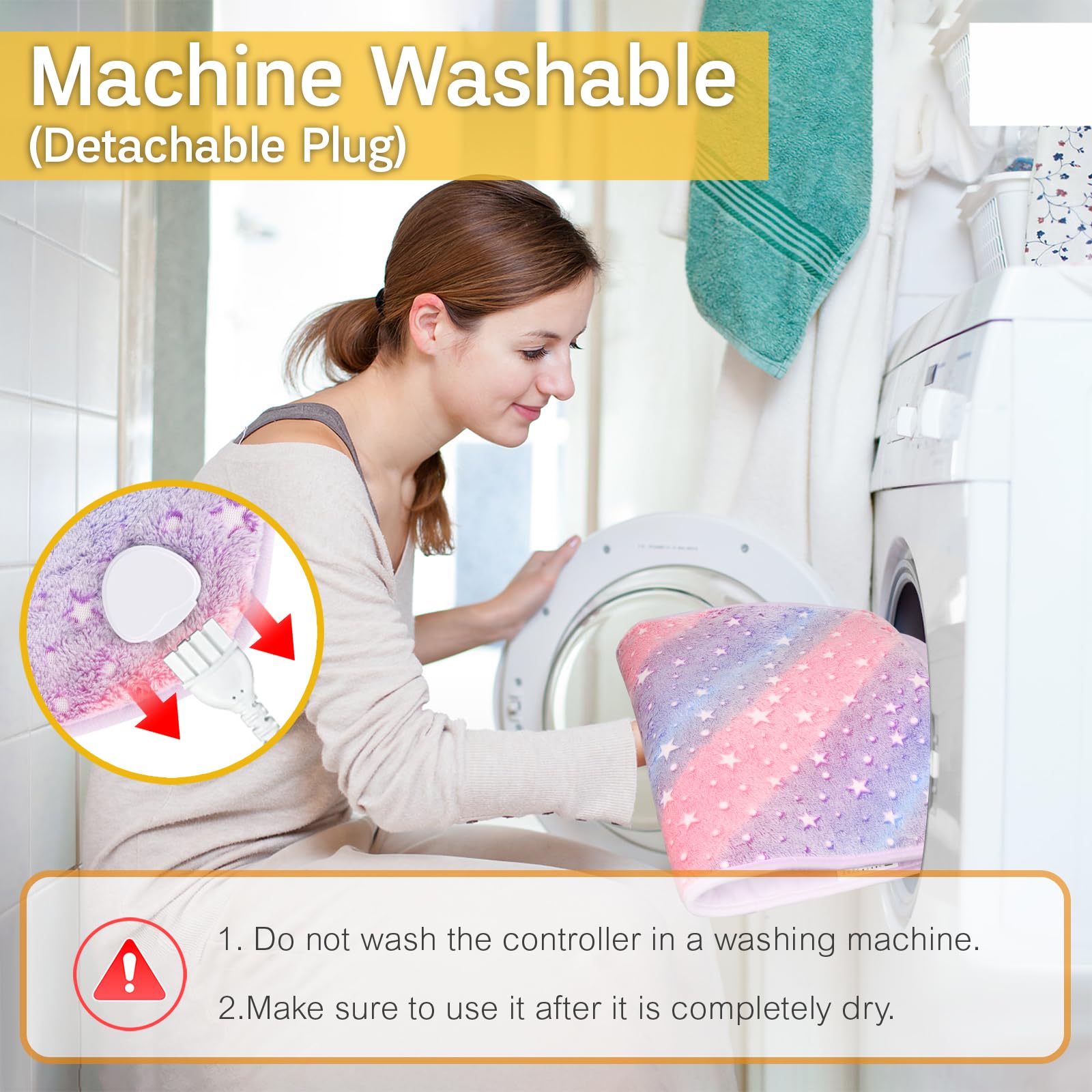 Diseño lavable a máquina OOTWAG para limpieza fácil