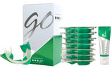 Opalescence GO 15, bandejas prellenadas para siete tratamientos, aplicación cómoda.