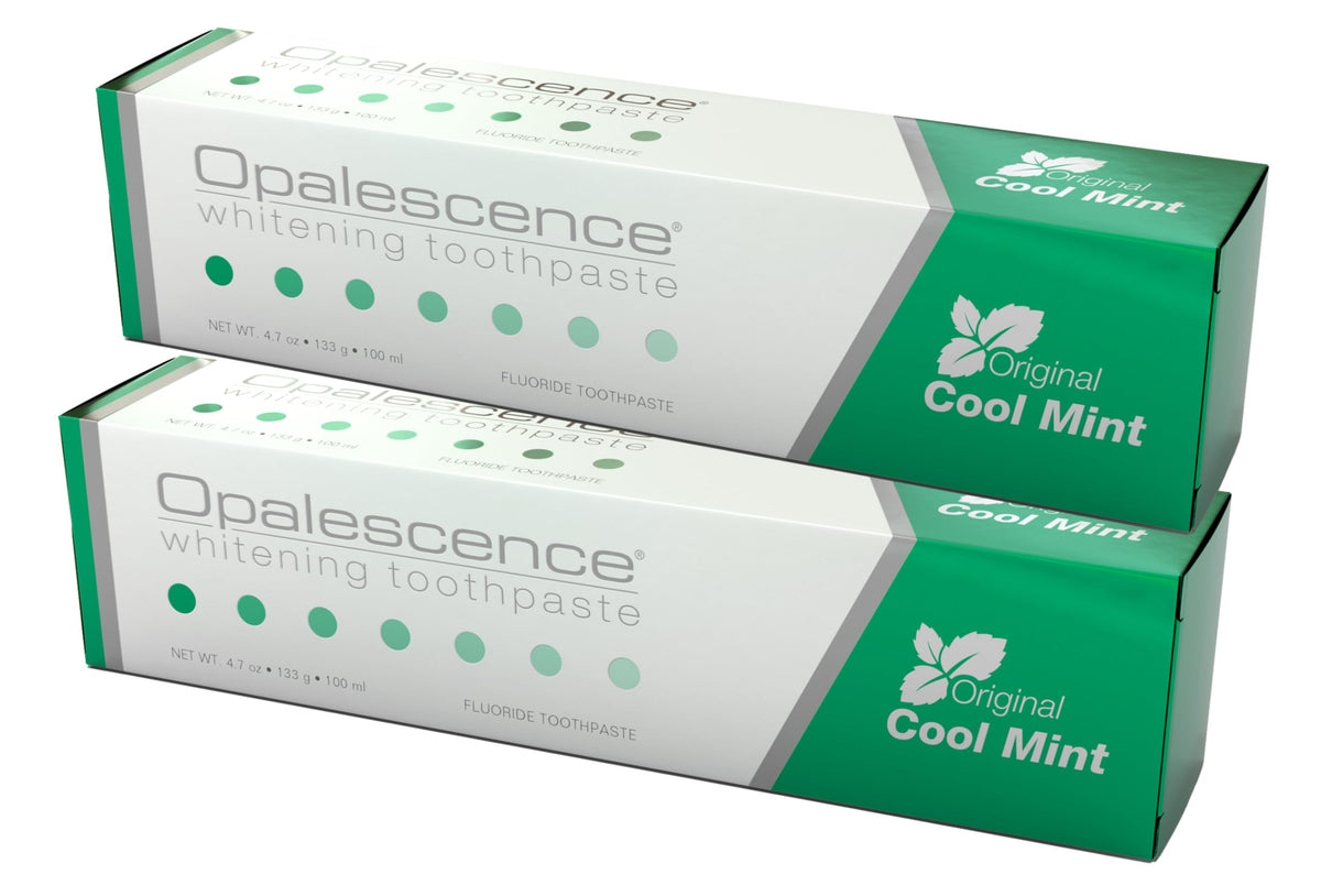 Opalescence pasta dental blanqueadora pack dos con menta fresca para aliento duradero