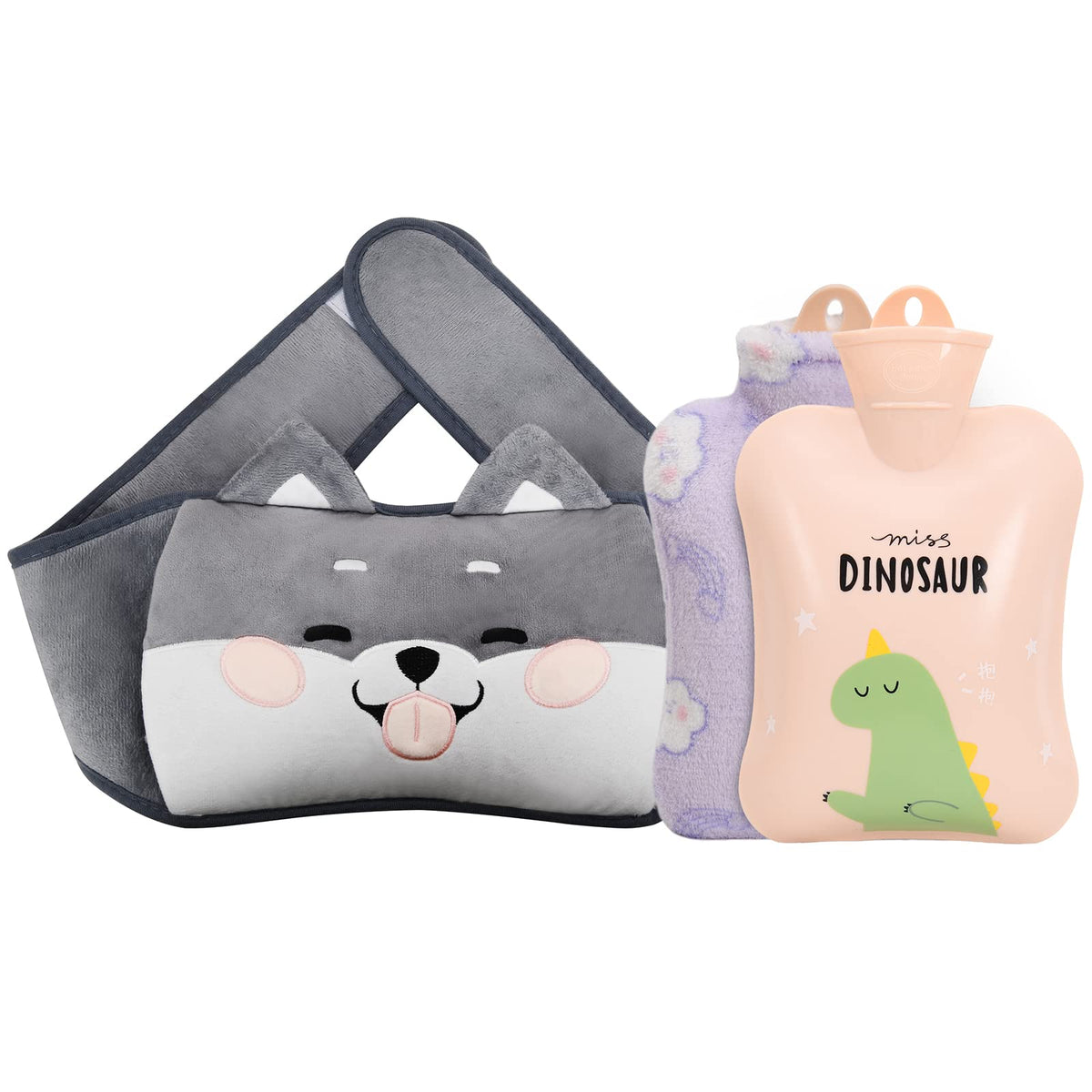 Opliy bolsa de agua caliente con funda de cintura, calor cómodo para la espalda