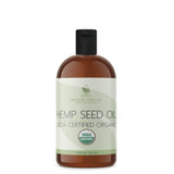 Aceite de cáñamo orgánico OPO, botella 16 oz, puro y versátil para cosméticos.