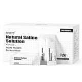 Opove sobres de solución salina para lavado nasal, uso diario práctico.