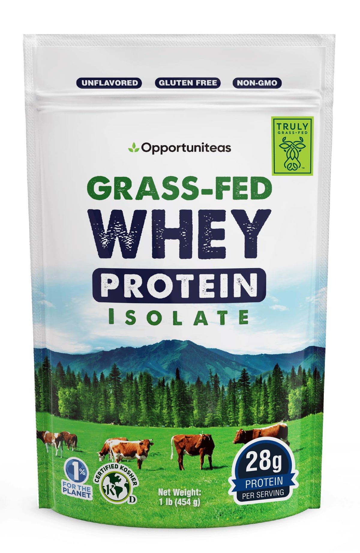 Opportuniteas Proteína Aislada sabor neutro, ideal para batidos de recuperación.
