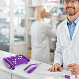 Opret espátula en L para maniobras ergonómicas y rápidas.