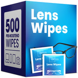 OPTEEL: toallitas individuales para lentes, limpieza rápida sin rayas.
