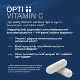 Opti Life MD Vitamina C 1000 mg, cápsulas para dosis diaria y fácil ingestión