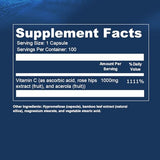 Opti Life MD Vitamina C 1000 mg, packaging práctico para 100 porciones