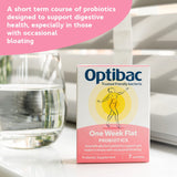Optibac One Week Flat sobre uso diario para bienestar intestinal