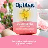Optibac One Week Flat uso matutino para comenzar el día