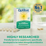 OptiBac Probiotics, cápsulas vegetales: opción vegana para el bienestar intestinal.