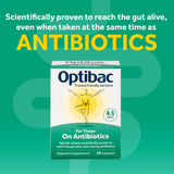 OptiBac Probiotics, etiqueta vegana: opción libre de productos de origen animal.