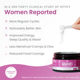 Optify Inositol botella con etiqueta clara para presentación ordenada.