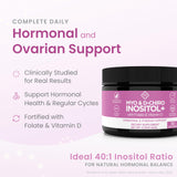 Optify Inositol cuchara de medición, facilita la dosis diaria.
