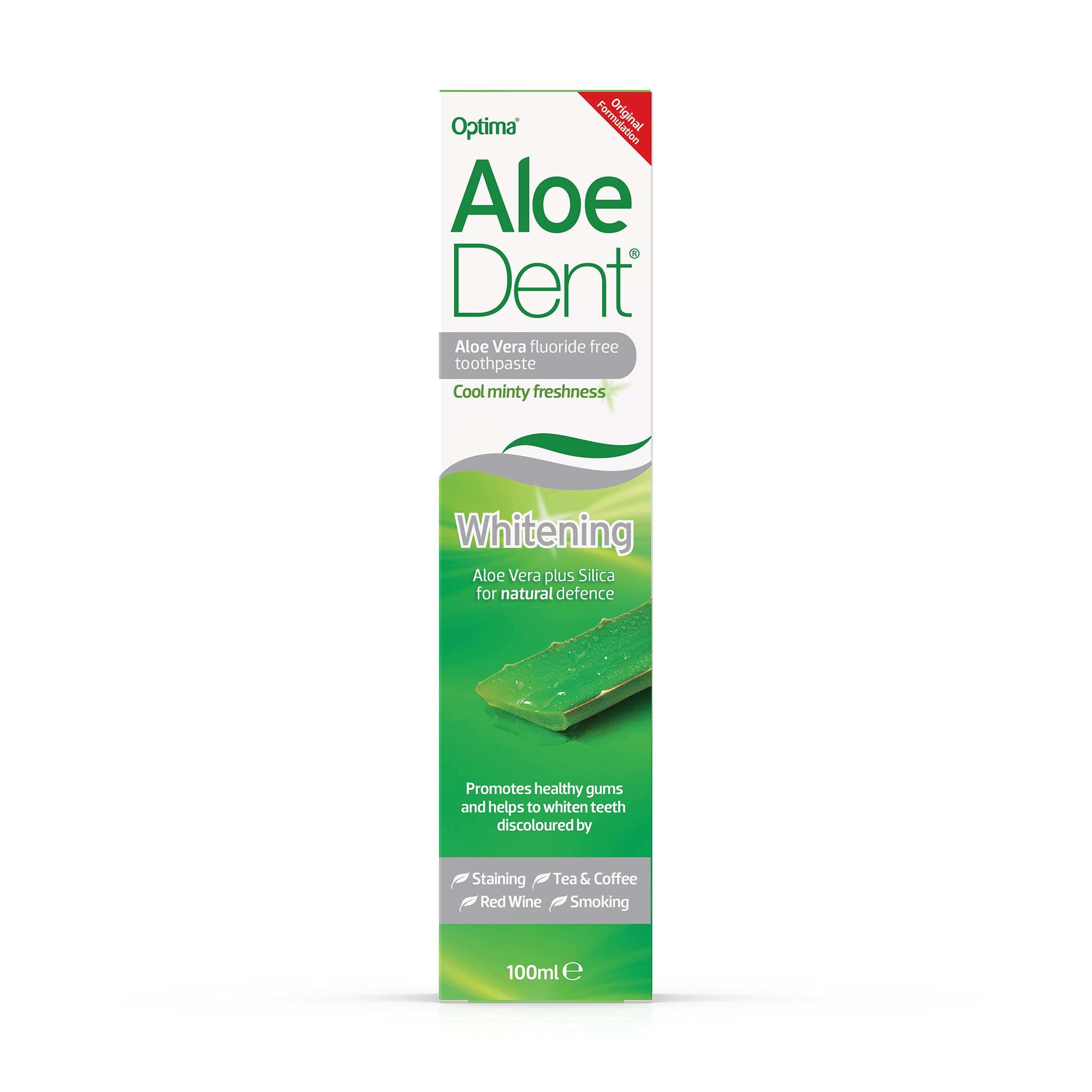 Optima Naturals AloeDent sílice suave para pulido delicado