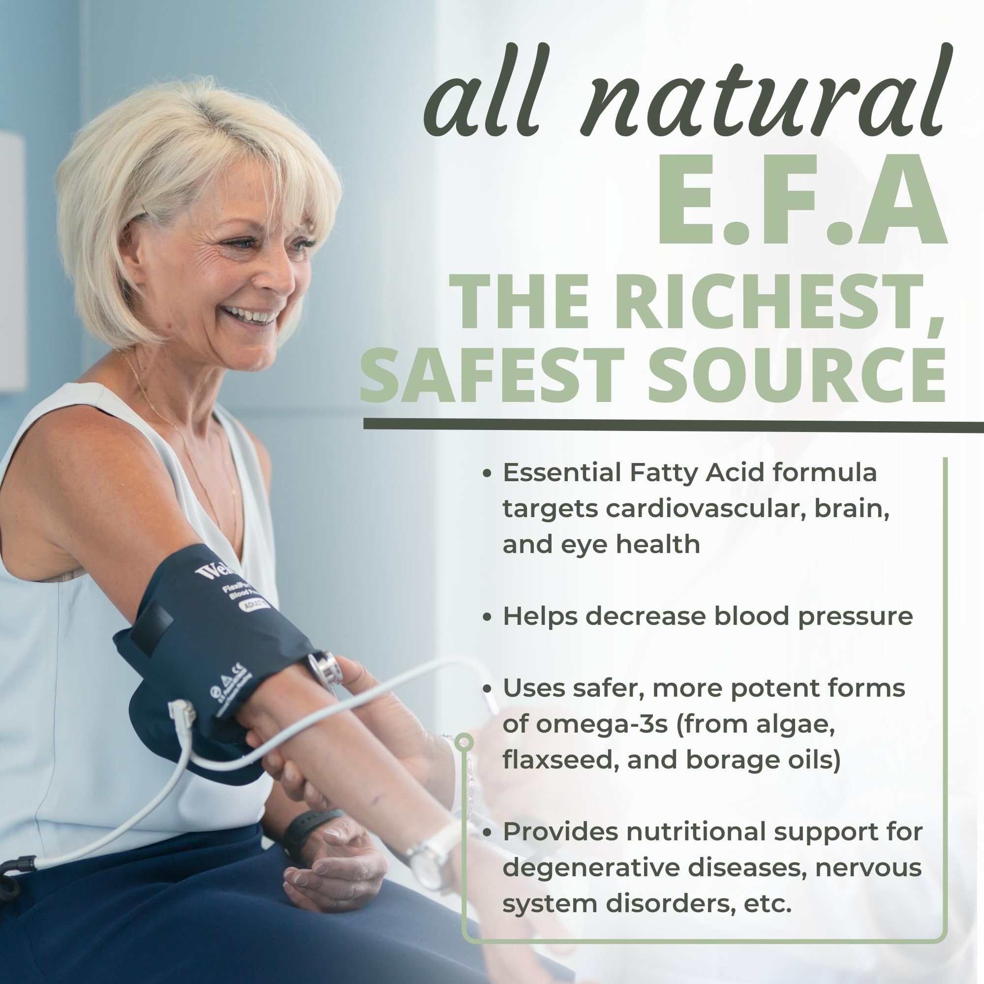 Optimal Health Systems EFA: dosis diaria para una ingesta conveniente.