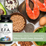 Optimal Health Systems EFA: envase de 60 cápsulas para 30 días.